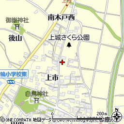 愛知県愛知郡東郷町諸輪上市113周辺の地図