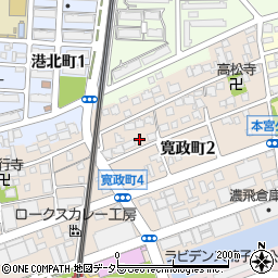 愛知県名古屋市港区寛政町3丁目13周辺の地図