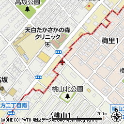 桃山診療所周辺の地図
