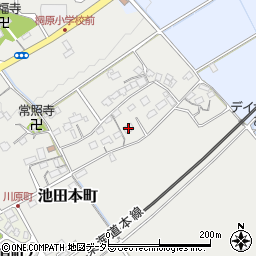 滋賀県近江八幡市池田本町555周辺の地図