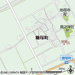 滋賀県東近江市糠塚町800周辺の地図
