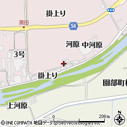 京都府南丹市園部町黒田２号周辺の地図