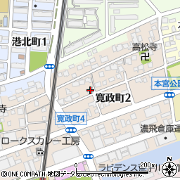 愛知県名古屋市港区寛政町3丁目11周辺の地図