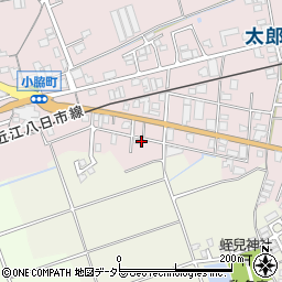 滋賀県東近江市小脇町2345-2周辺の地図