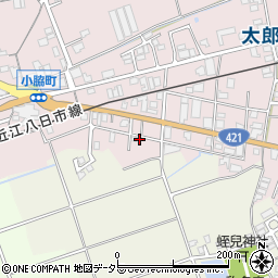 滋賀県東近江市小脇町2345-2周辺の地図