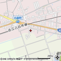 滋賀県東近江市小脇町2349-6周辺の地図