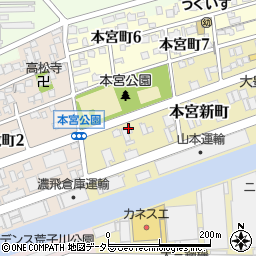 中日新聞　小碓専売店鵜飼新聞店周辺の地図
