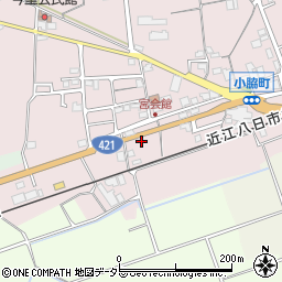 滋賀県東近江市小脇町1714周辺の地図