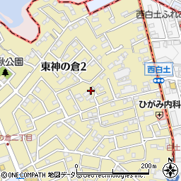 東神の倉公園周辺の地図