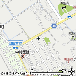 滋賀県近江八幡市池田本町1017周辺の地図