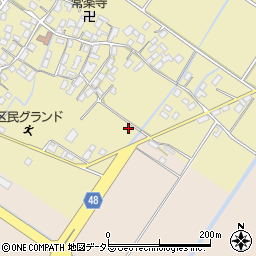 滋賀県野洲市比留田2-6周辺の地図