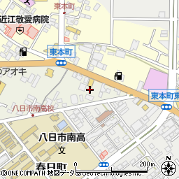 滋賀県東近江市幸町2周辺の地図