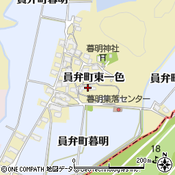 三重県いなべ市員弁町東一色2505周辺の地図