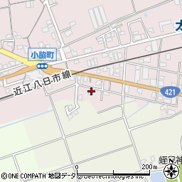 滋賀県東近江市小脇町2347周辺の地図
