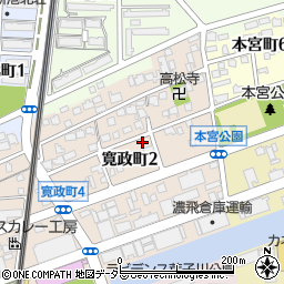 愛知県名古屋市港区寛政町2丁目22周辺の地図