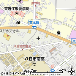 ラーメンまこと屋 東近江八日市店周辺の地図