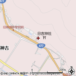 京都府南丹市八木町神吉西河原周辺の地図