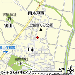 愛知県愛知郡東郷町諸輪上市116周辺の地図