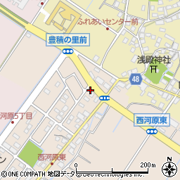 滋賀県野洲市西河原2639周辺の地図