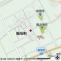 滋賀県東近江市糠塚町178周辺の地図