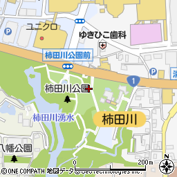 柿田川公園トイレ周辺の地図