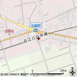 滋賀県東近江市小脇町2358周辺の地図