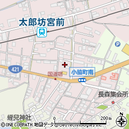 滋賀県東近江市小脇町2377周辺の地図