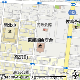 静岡県東部総合庁舎　東部農林事務所農村整備課課長周辺の地図