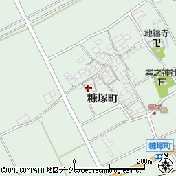 滋賀県東近江市糠塚町315周辺の地図
