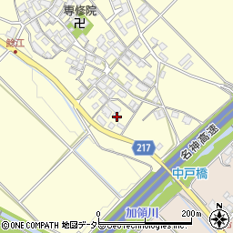滋賀県東近江市鯰江町1193周辺の地図