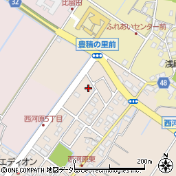滋賀県野洲市西河原2664周辺の地図
