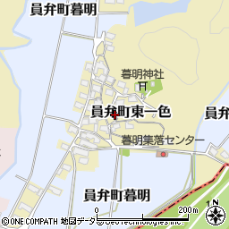 三重県いなべ市員弁町東一色2517周辺の地図