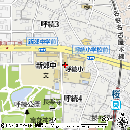 名古屋市立呼続小学校周辺の地図