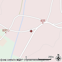 兵庫県丹波市山南町坂尻10周辺の地図
