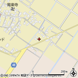 滋賀県野洲市比留田134-8周辺の地図