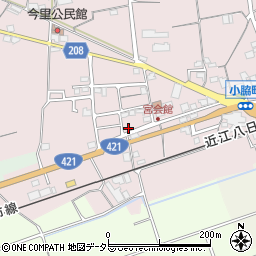 滋賀県東近江市小脇町1705-1周辺の地図