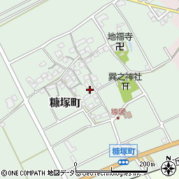 滋賀県東近江市糠塚町1324周辺の地図