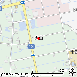 愛知県弥富市六條町（大山）周辺の地図