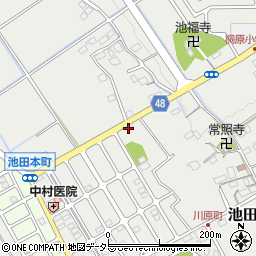 滋賀県近江八幡市池田本町1020周辺の地図