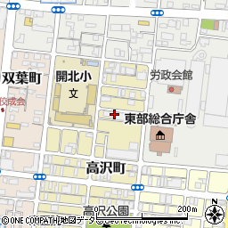 沼津市立　北部保育所周辺の地図