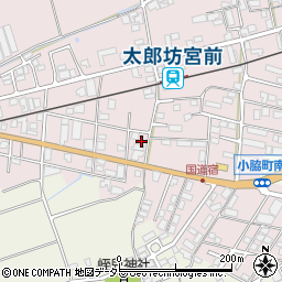 滋賀県東近江市小脇町2312-4周辺の地図