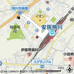 トヨタレンタリース千葉安房鴨川駅前店周辺の地図