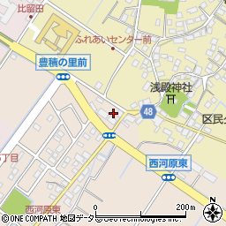 滋賀県野洲市西河原2689周辺の地図