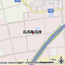 三重県桑名市長島町高座周辺の地図