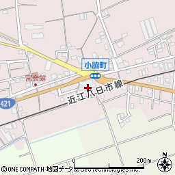 滋賀県東近江市小脇町1213周辺の地図