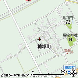 滋賀県東近江市糠塚町317周辺の地図