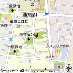 名古屋市住宅供給公社西茶屋団地管理事務所周辺の地図