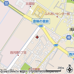 滋賀県野洲市西河原2665周辺の地図