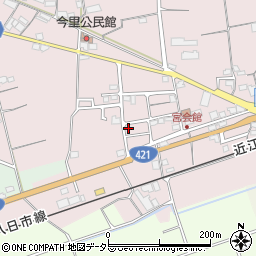 滋賀県東近江市小脇町1699-4周辺の地図
