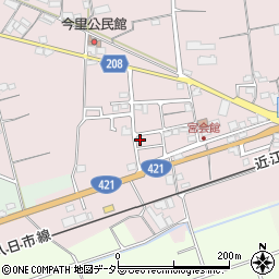 滋賀県東近江市小脇町1699周辺の地図